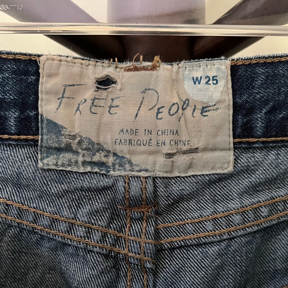 Free people capri jeans size 25w